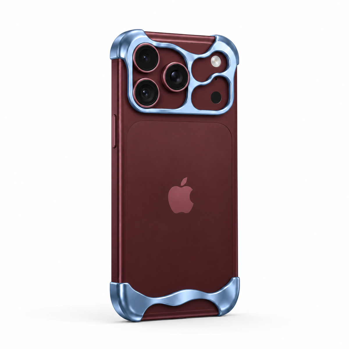 Coque Métal KOKKZ – iPhone 18 Pro / 18 Pro Max – Bleu