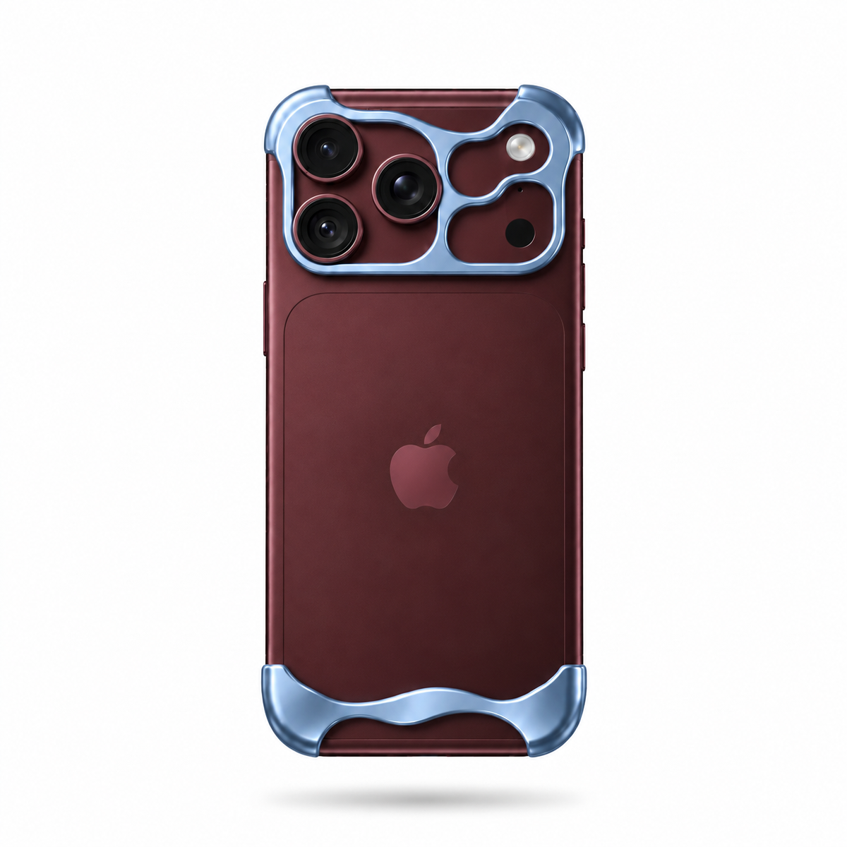 Coque Métal KOKKZ – iPhone 18 Pro / 18 Pro Max – Bleu