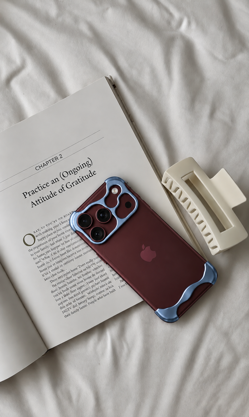 Coque Métal KOKKZ – iPhone 18 Pro / 18 Pro Max – Bleu