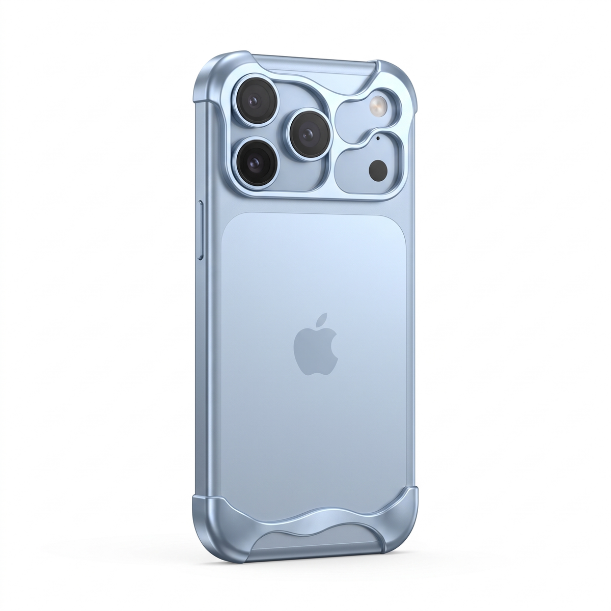 Coque Métal KOKKZ – iPhone 18 Pro / 18 Pro Max – Bleu